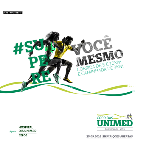 “viii corridas unimed – guaratinguetá 2016”: inscrições abertas até 20 de setembro 1 13445467_1210992018933283_4037592053541345714_N