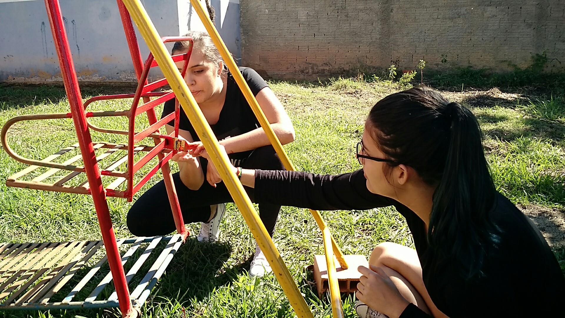 Aacal Recebe Reforma Voluntária De Estudantes