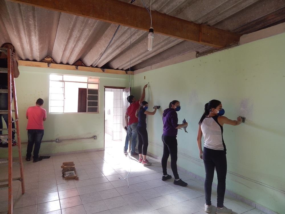 Aacal Recebe Reforma Voluntária De Estudantes