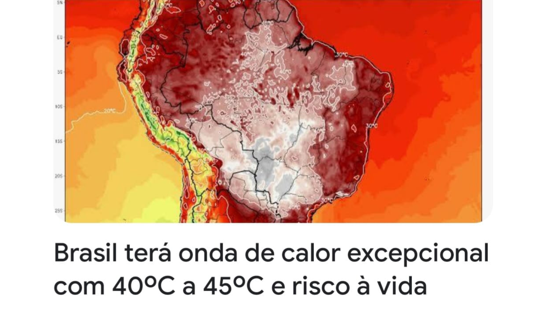 Calor intenso vai atingir vários estados nas próximas semanas e causar  temperaturas 'muito acima' da média de dezembro