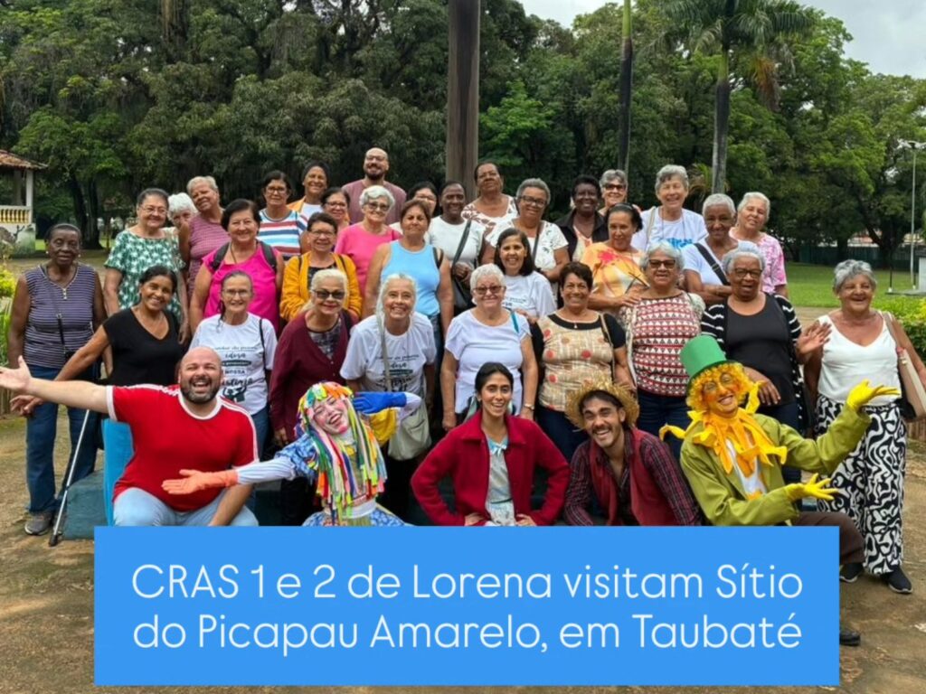 Cras 1 E Cras 2 De Lorena Visitam Sítio Do Picapau Amarelo, Em Taubaté