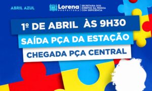 Caminhada de conscientização sobre o autismo acontece em 1º de abril Caminhada De Conscientização Sobre O Autismo Acontece Em 1º De Abril