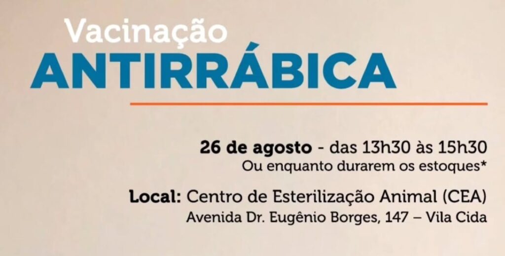 Vacinação Antirrábica!